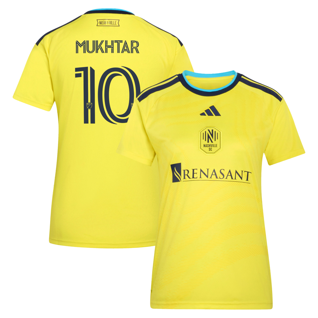 Women's Nashville SC Hany Mukhtar adidas Yellow 2026 The Reverb Kit Replica Jersey - Ujersey