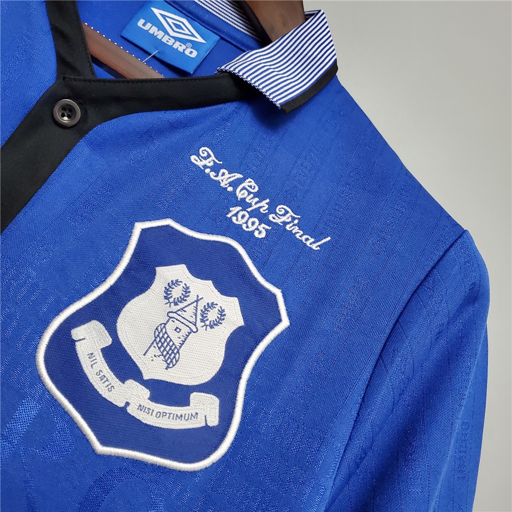 Everton Retro Football Jersey Home Custom Shirt 1994/95 - Ujersey Shop
