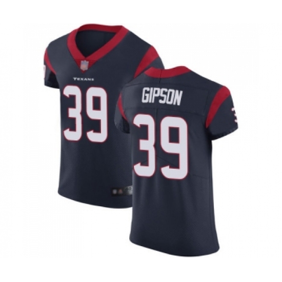 Men's Houston Texans #39 Tashaun Gipson Navy Blue Team Color Vapor Untouchable Elite Player Football Jersey - Ujersey