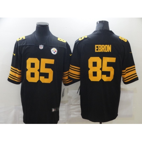 Men's Pittsburgh Steelers #85 Eric Ebron Nike Black Limited Jerseys - Ujersey