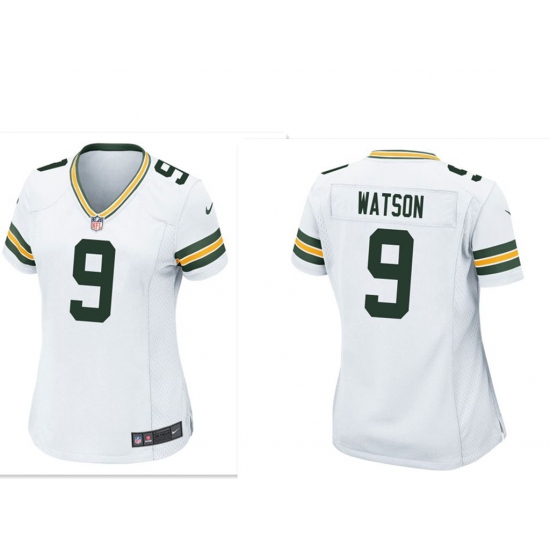 Women's Green Bay Packers #9 Christian Watson White Vapor Untouchable Limited Stitched Football Jersey - Ujersey