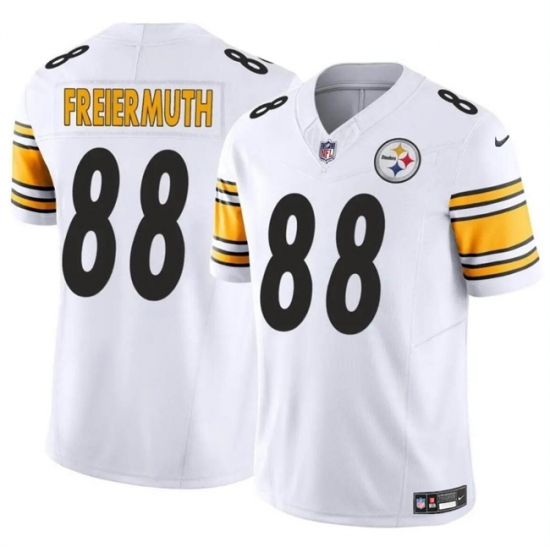 Men's Pittsburgh Steelers #88 Pat Freiermuth White 2024 F.U.S.E. Alternate Vapor Untouchable Limited Stitched Jersey - Ujersey