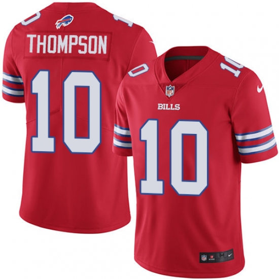 Youth Nike Buffalo Bills #10 Deonte Thompson Limited Red Rush Vapor Untouchable NFL Jersey - Ujersey