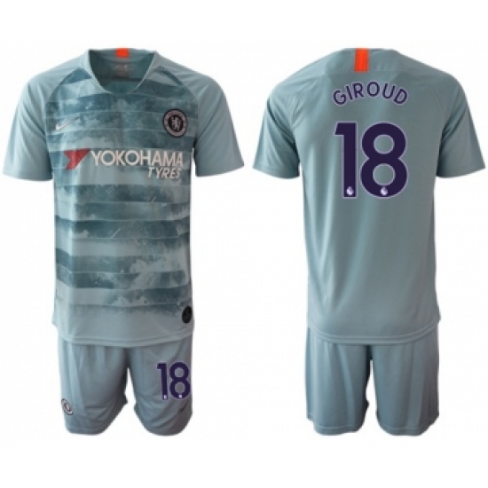 Chelsea #18 Giroud Third Soccer Club Jersey