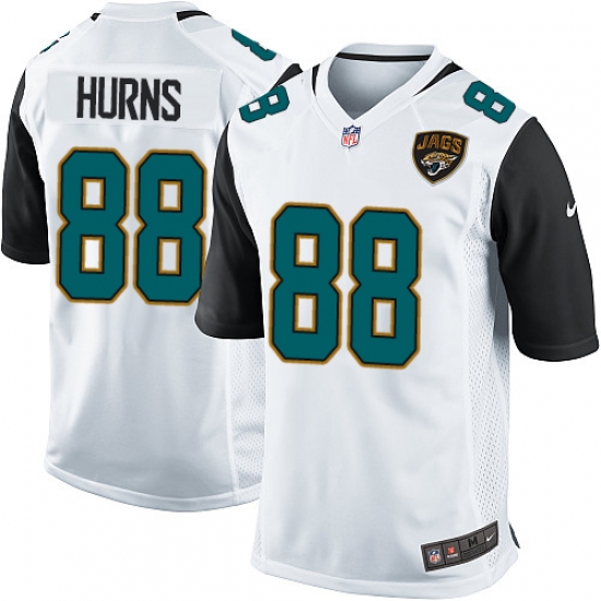 Men's Nike Jacksonville Jaguars #88 Allen Hurns Game White NFL Jersey - Ujersey