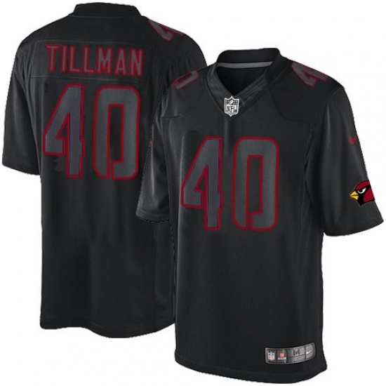 Men's Nike Arizona Cardinals #40 Pat Tillman Limited Black Impact NFL Jersey - Ujersey