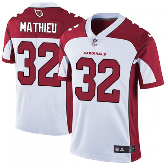 Men's Nike Arizona Cardinals #32 Tyrann Mathieu White Vapor Untouchable Limited Player NFL Jersey - Ujersey