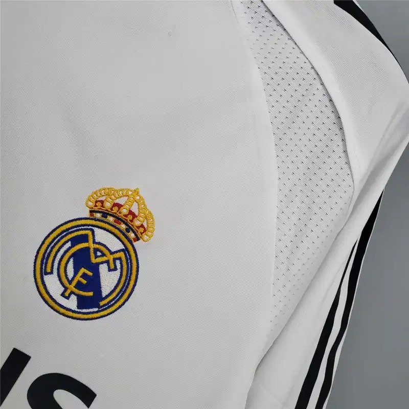 Real Madrid Retro Jersey Home Custom Soccer Shirt 2005-06 - Ujersey Shop