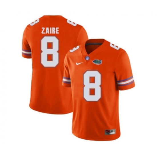 Florida Gators 8 Malik Zaire Orange College Football Jersey - Ujersey