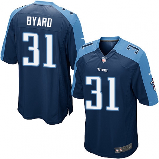 Men's Nike Tennessee Titans #31 Kevin Byard Game Navy Blue Alternate NFL Jersey - Ujersey
