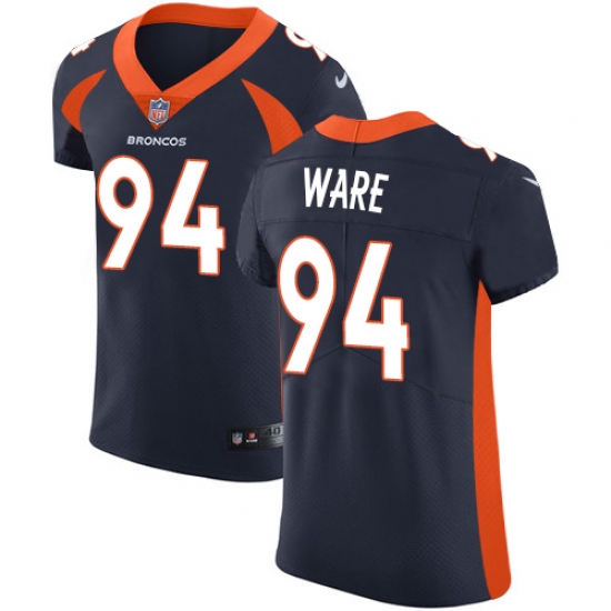 Men's Nike Denver Broncos #94 DeMarcus Ware Navy Blue Alternate Vapor Untouchable Elite Player NFL Jersey - Ujersey