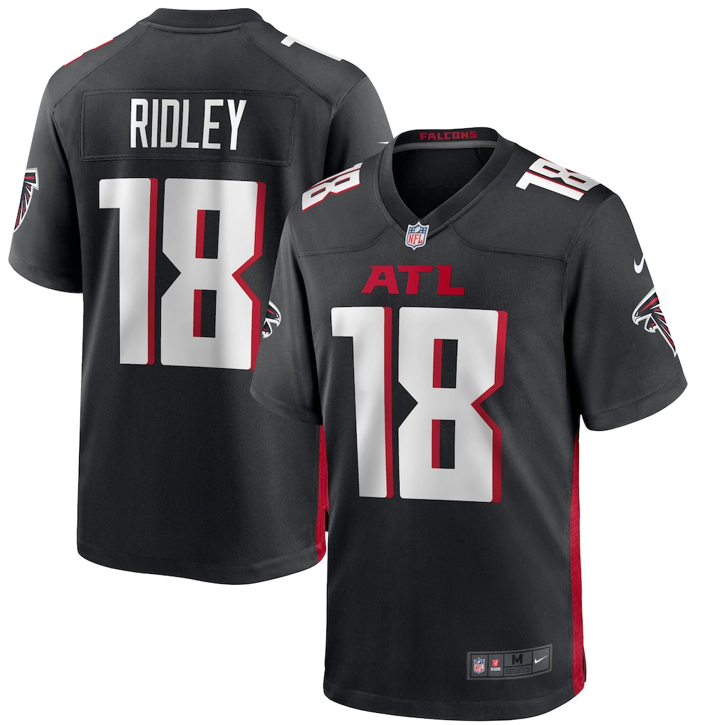 Men's Atlanta Falcons Calvin Ridley Nike Black Game Jersey - Ujersey NHL