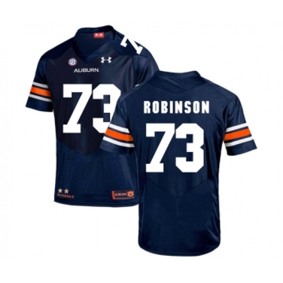Auburn Tigers 73 Greg Robinson Navy College Football Jersey - Ujersey