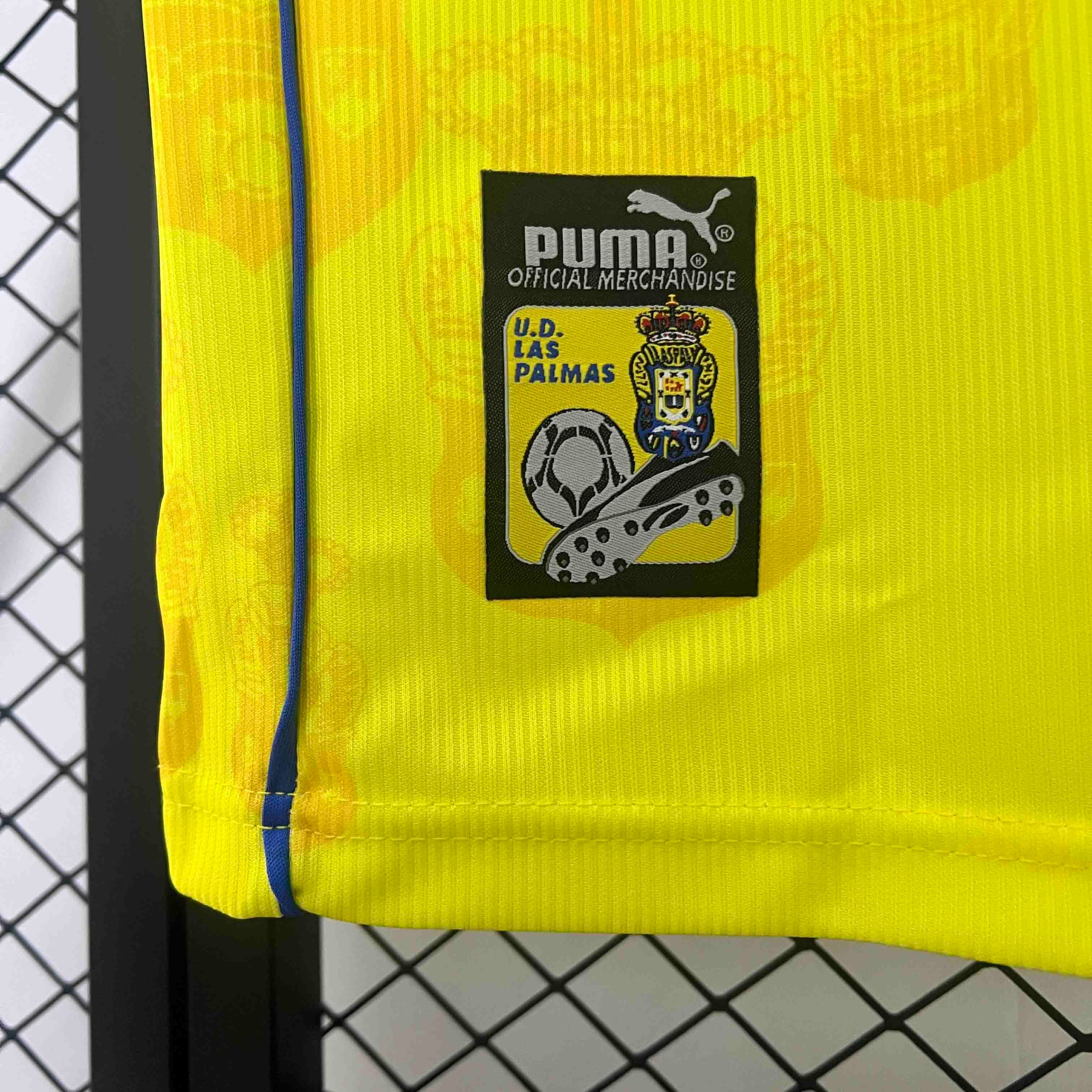 UD Las Palmas Retro Soccer Jersey Home Custom Shirt 1997/98 - ujerseystore