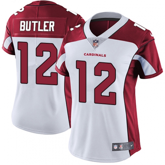 Women's Nike Arizona Cardinals #12 Brice Butler White Vapor Untouchable Limited Player NFL Jersey - Ujersey
