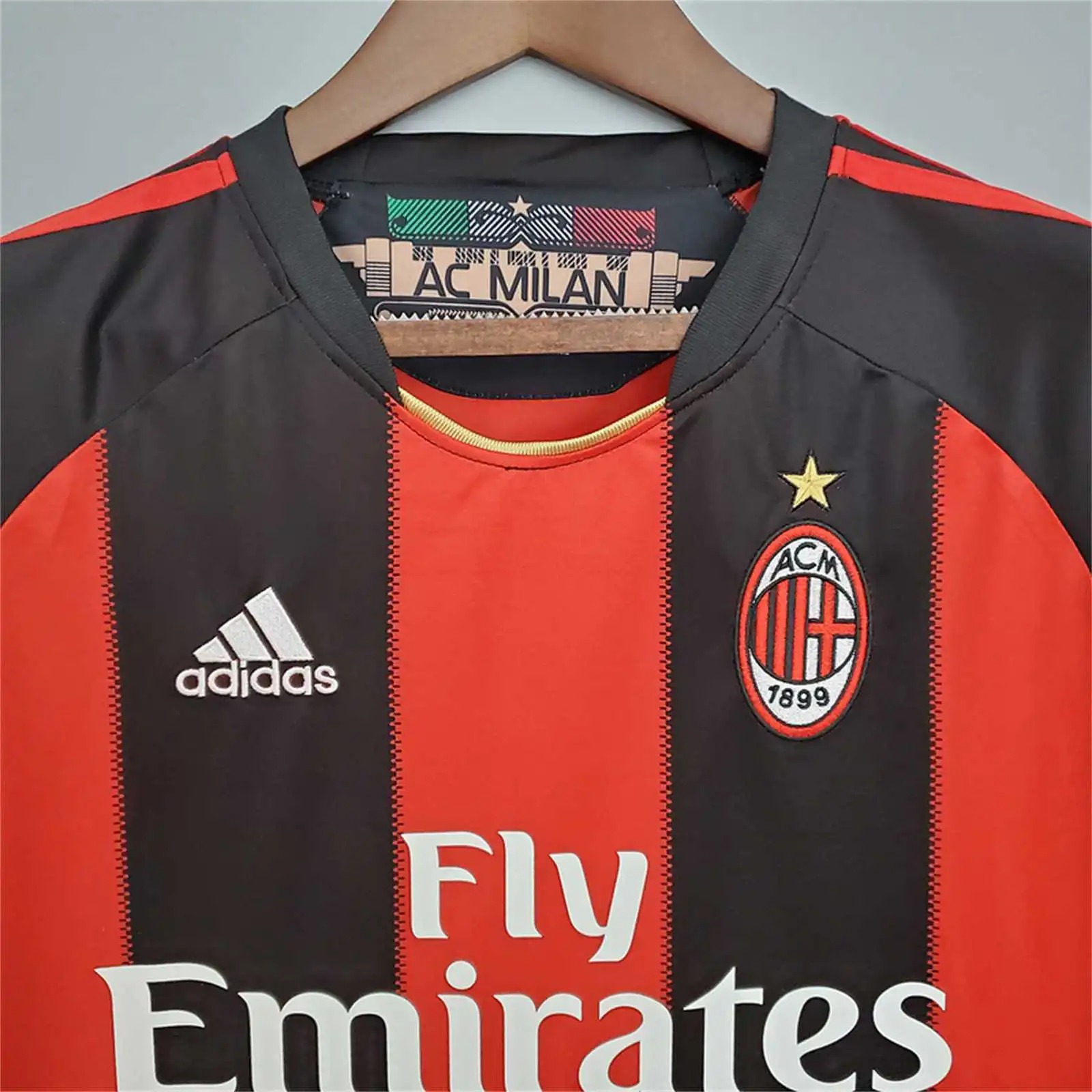 AC Milan Retro Soccer Jersey Home Custom Shirt 2010/11 - Ujersey