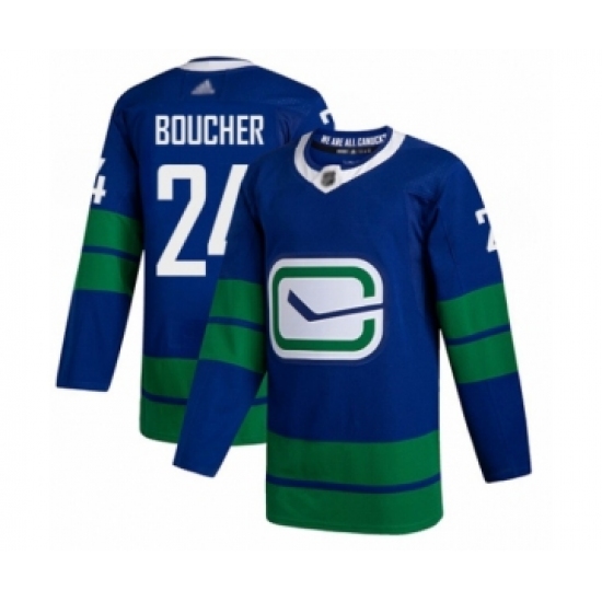 Youth Vancouver Canucks #24 Reid Boucher Authentic Royal Blue Alternate Hockey Jersey - Ujersey
