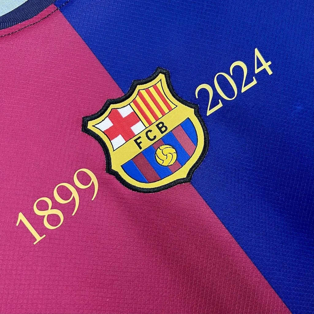 Barcelona Soccer Jersey 125th Anniversary Custom Shirt 2024/25 - ujerseystore