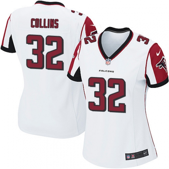 Women's Nike Atlanta Falcons #32 Jalen Collins Game White NFL Jersey - Ujersey