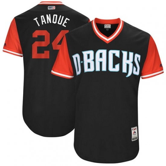 Men's Majestic Arizona Diamondbacks #24 Yasmany Tomas 