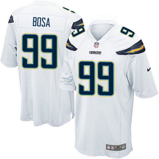 Men's Nike Los Angeles Chargers #99 Joey Bosa Game White NFL Jersey - Ujersey