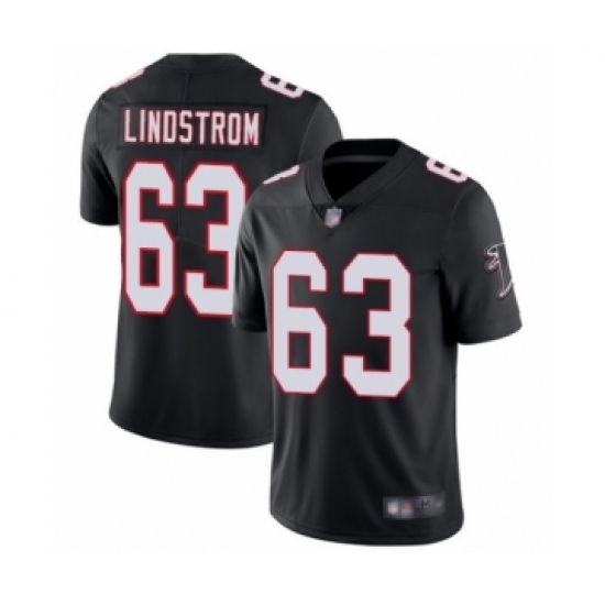 Men's Atlanta Falcons #63 Chris Lindstrom Black Alternate Vapor Untouchable Limited Player Football Jersey - Ujersey