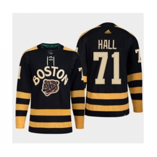 Men's Boston Bruins #71 Taylor Hall Black Classic Primegreen Stitched Jersey - Ujersey