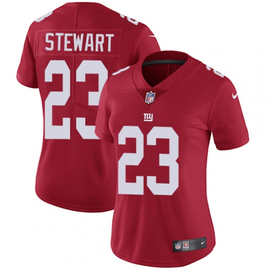 Women's Nike New York Giants #23 Jonathan Stewart Red Alternate Vapor Untouchable Limited Player NFL Jersey - Ujersey