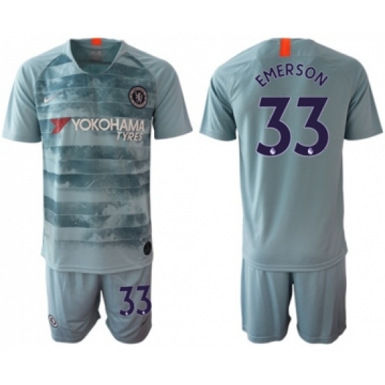 Chelsea #33 Emerson Third Soccer Club Jersey