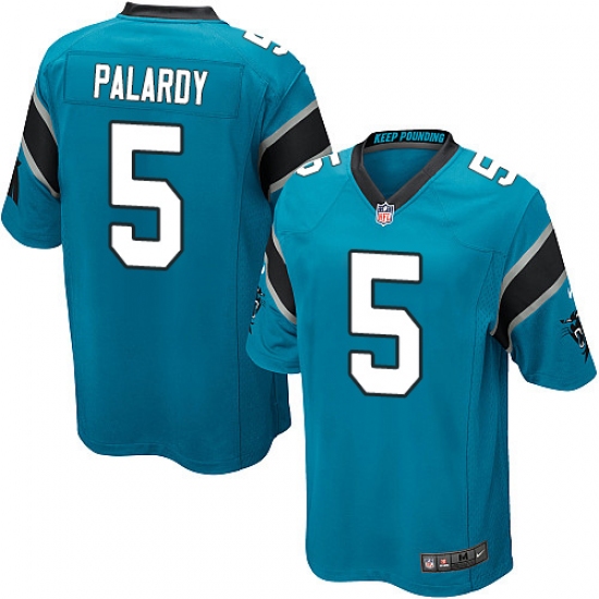 Men's Nike Carolina Panthers #5 Michael Palardy Game Blue Alternate NFL Jersey - Ujersey