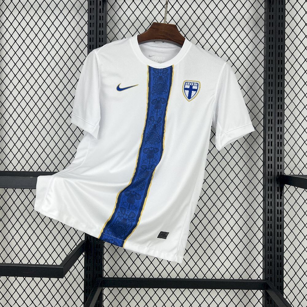Finland Soccer Jersey Home Custom Shirt 2025 - ujerseystore