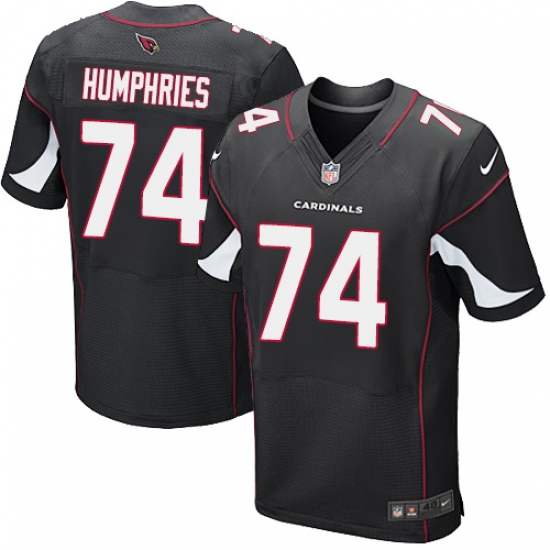 Men's Nike Arizona Cardinals #74 D.J. Humphries Elite Black Alternate NFL Jersey - Ujersey