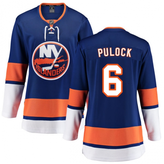Women's New York Islanders #6 Ryan Pulock Fanatics Branded Royal Blue Home Breakaway NHL Jersey - Ujersey