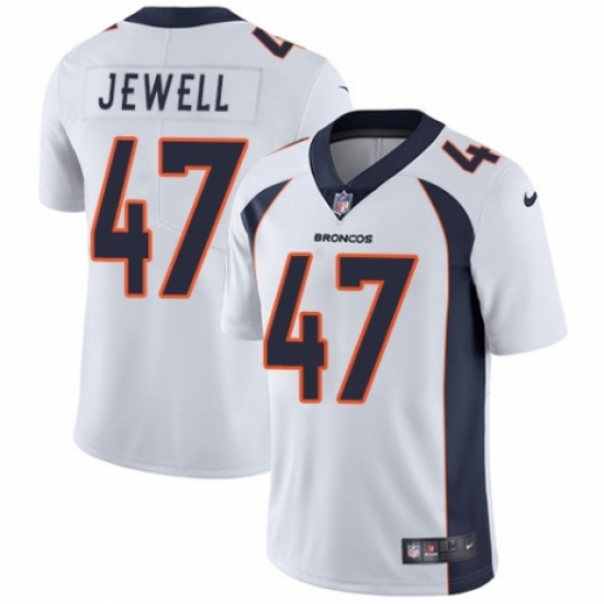Youth Nike Denver Broncos #47 Josey Jewell White Vapor Untouchable Limited Player NFL Jersey - Ujersey
