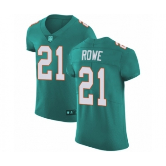 Men's Miami Dolphins #21 Eric Rowe Aqua Green Alternate Vapor Untouchable Elite Player Football Jersey - Ujersey
