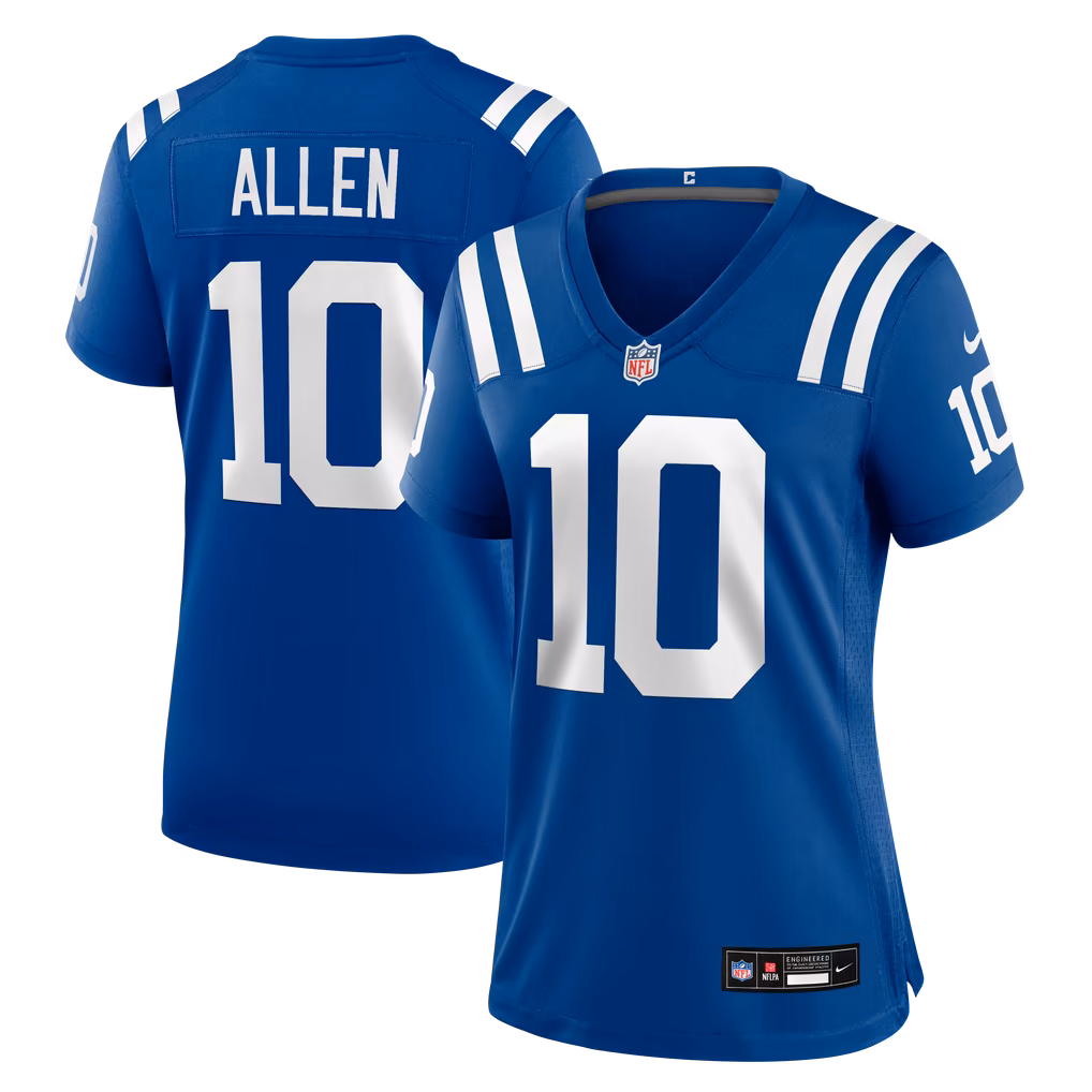 Women's Indianapolis Colts Keenan Allen Nike Royal Team Game Jersey