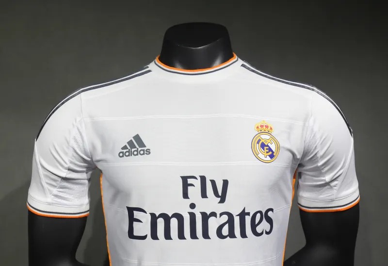 Real Madrid Retro Jersey Home Soccer Shirt 2013/14