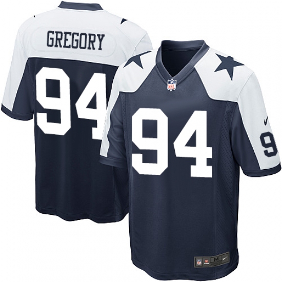 Men's Nike Dallas Cowboys #94 Randy Gregory Game Navy Blue Throwback Alternate NFL Jersey - Ujersey