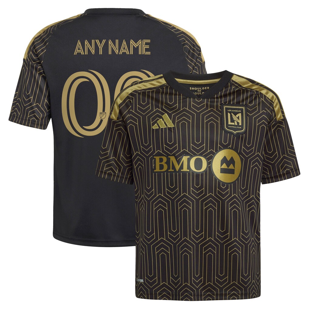 Youth LAFC adidas Black 2026 2026 Primary Kit Replica Custom Jersey - Ujersey