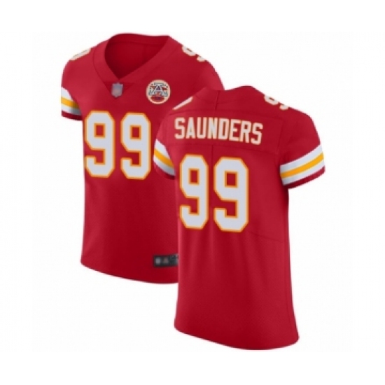 Men's Kansas City Chiefs #99 Khalen Saunders Red Team Color Vapor Untouchable Elite Player Football Jersey - Ujersey