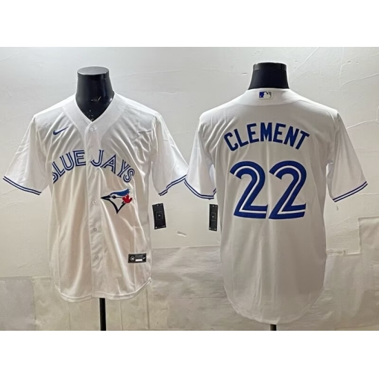 Men's Toronto Blue Jays 22 Ernie Clement white 50th Anniversary Alternate Limited Jersey - Ujersey