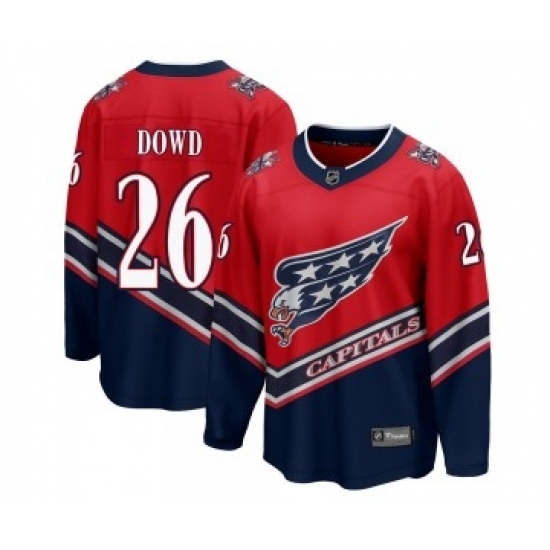 Men's Washington Capitals #26 Nic Dowd Fanatics Branded Breakaway 2020-21 Special Edition Jersey - Red - Ujersey