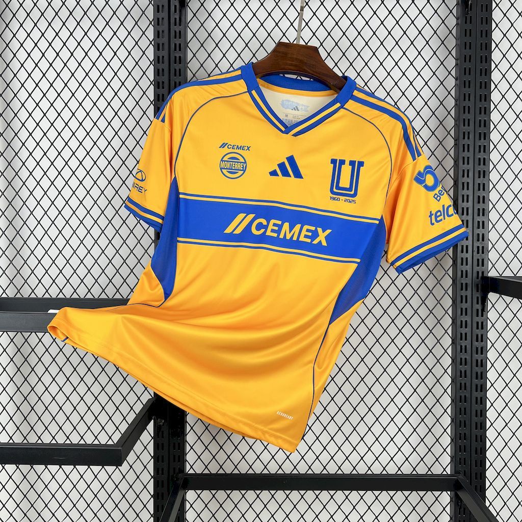 Tigres UANL Soccer Jersey Home Custom Shirt 2025/26 - ujerseystore