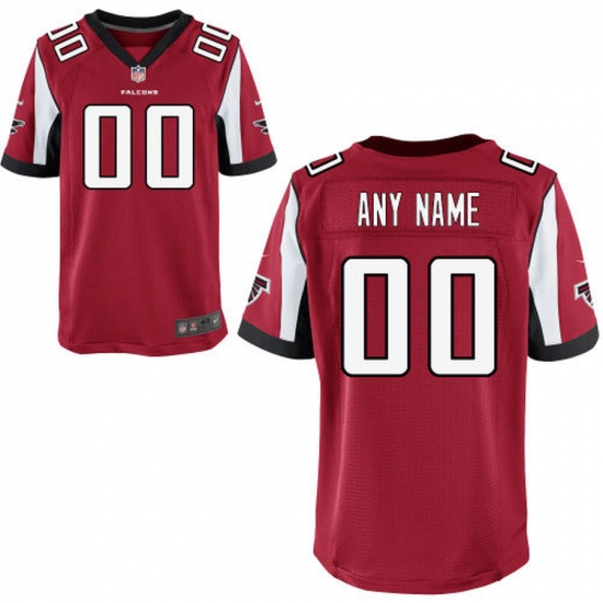Men's Atlanta Falcons Nike Red Custom Elite Jersey - Ujersey