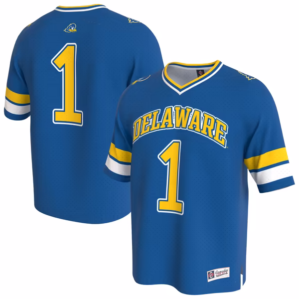 Youth GameDay Greats Royal Delaware Fightin' Blue Hens Lightweight Collegiate Football Fashion Jersey - Ujersey