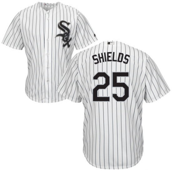 Men's Majestic Chicago White Sox #33 James Shields Replica White Home Cool Base MLB Jersey - Ujersey