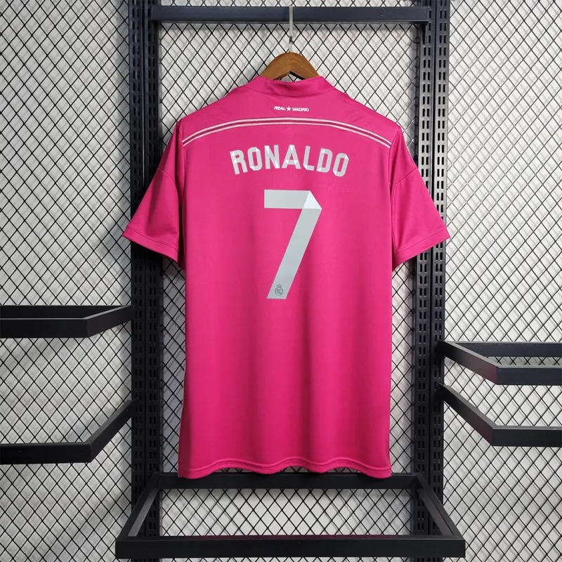 Real Madrid Retro Jersey Away Custom Soccer Shirt 2014/15 - ujerseystore