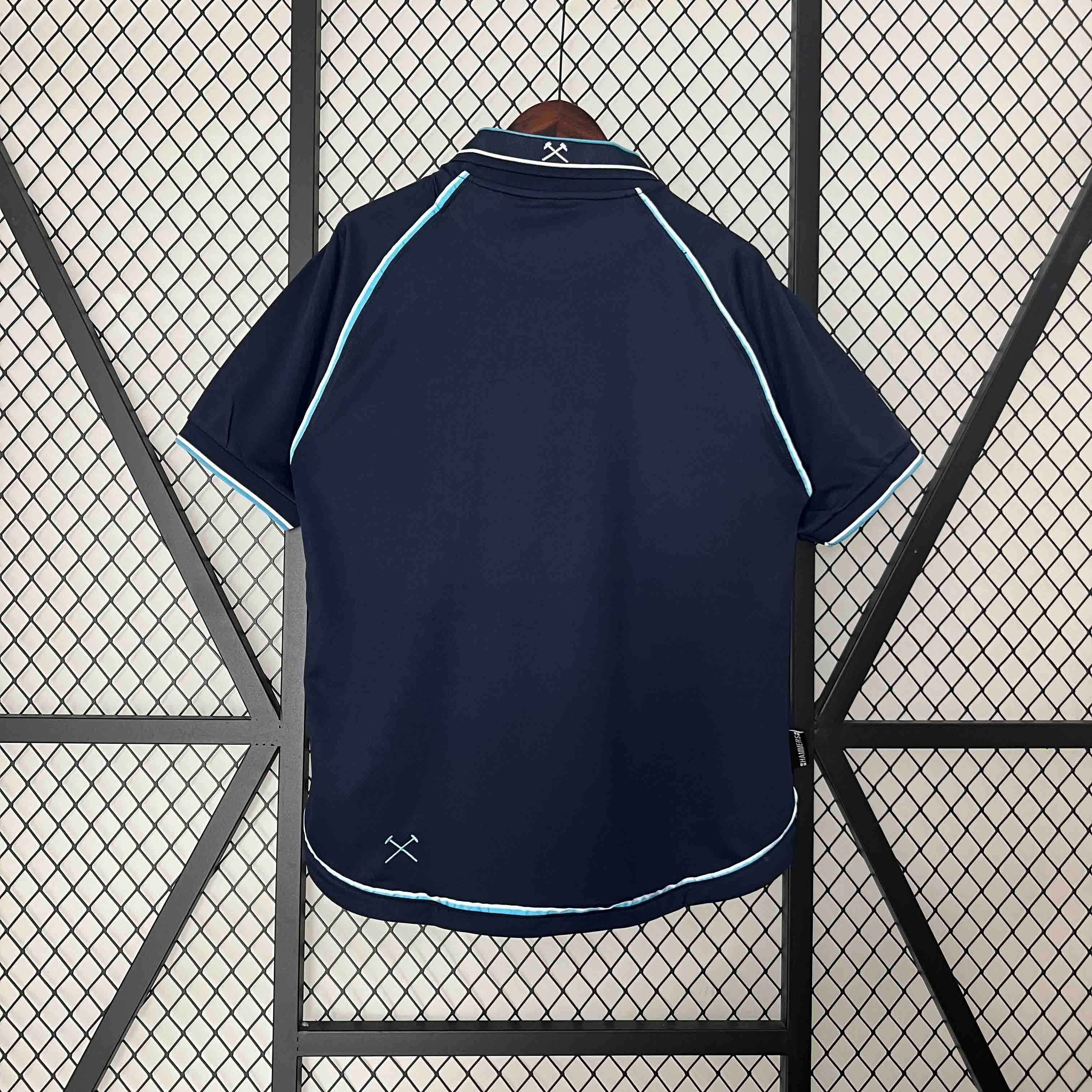 West Ham United Retro Football Jersey Third Away Custom Shirt 1999/01 - Ujersey