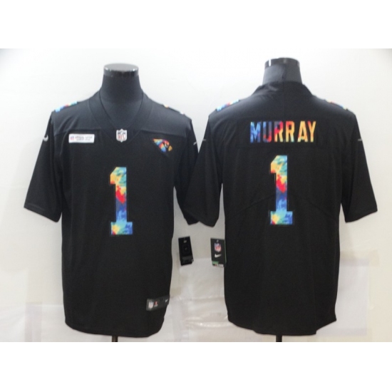 Men's Arizona Cardinals #1 Kyler Murray Rainbow Version Nike Limited Jersey - Ujersey