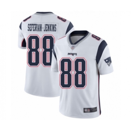 Youth New England Patriots #88 Austin Seferian-Jenkins White Vapor Untouchable Limited Player Football Jersey - Ujersey